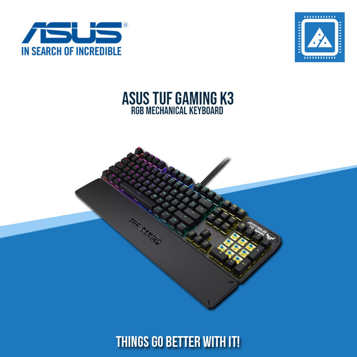 ASUS TUF GAMING K3 MECHANICAL GAMING KEYBOARD ASUS TUF GAMING K3 MECHANICAL GAMING KEYBOARD